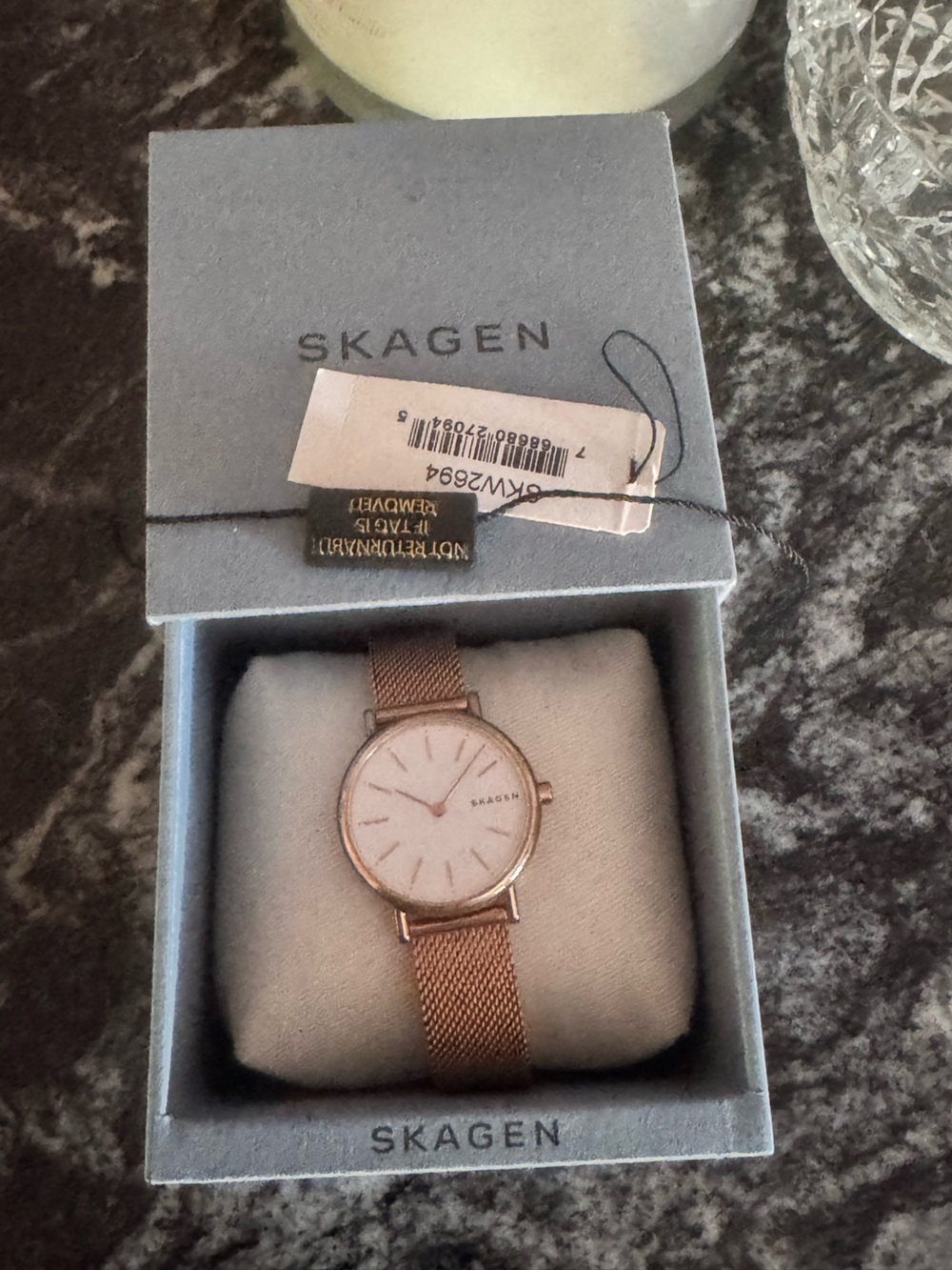 Women's Signatur Rose Gold-Tone Stainless Steel Mesh Bracelet Watch 38mm